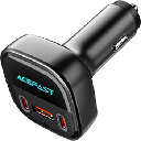 AceFast Fast Charger Car Charger B5 101W 2 x USB-C + USB-A