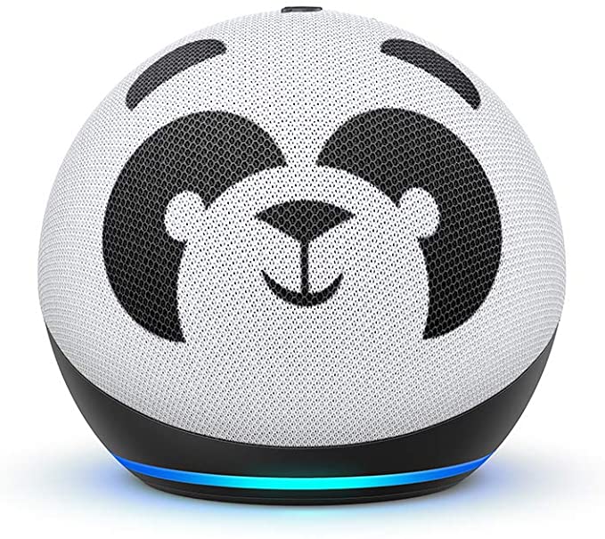 Amazon Echo Dot 4th Gen Kids - Designed for kids, with parental controls - Panda