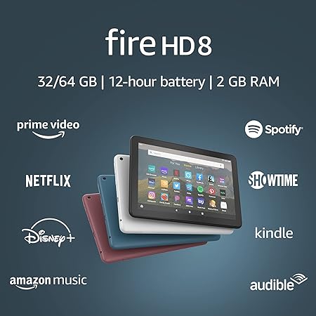 Amazon Fire HD Tablet 8-inch 32GB New Wifi - White