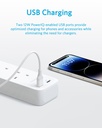 Anker 322 USB Power Strip 4-in-1 White