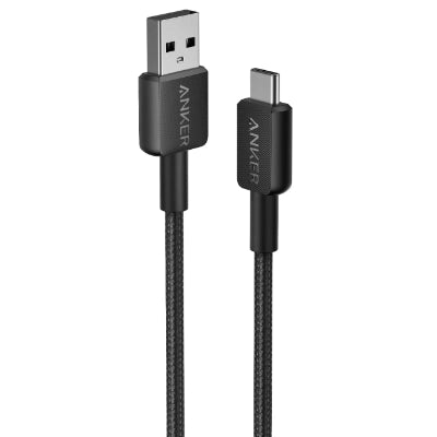 Anker 322 USB-A to USB-C Cable Braided 0.9m/3ft - Black