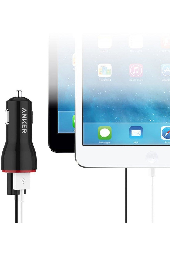 Anker Power Drive 2 - USB Car Charger - Black
