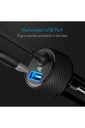 Anker PowerDrive Elite 2 Built - In Lightning Cable - Black