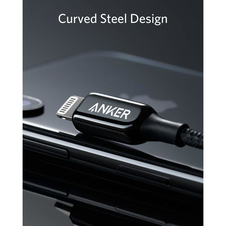 Anker PowerLine + III USB-C To Lightning 0.9m/3ft - Black
