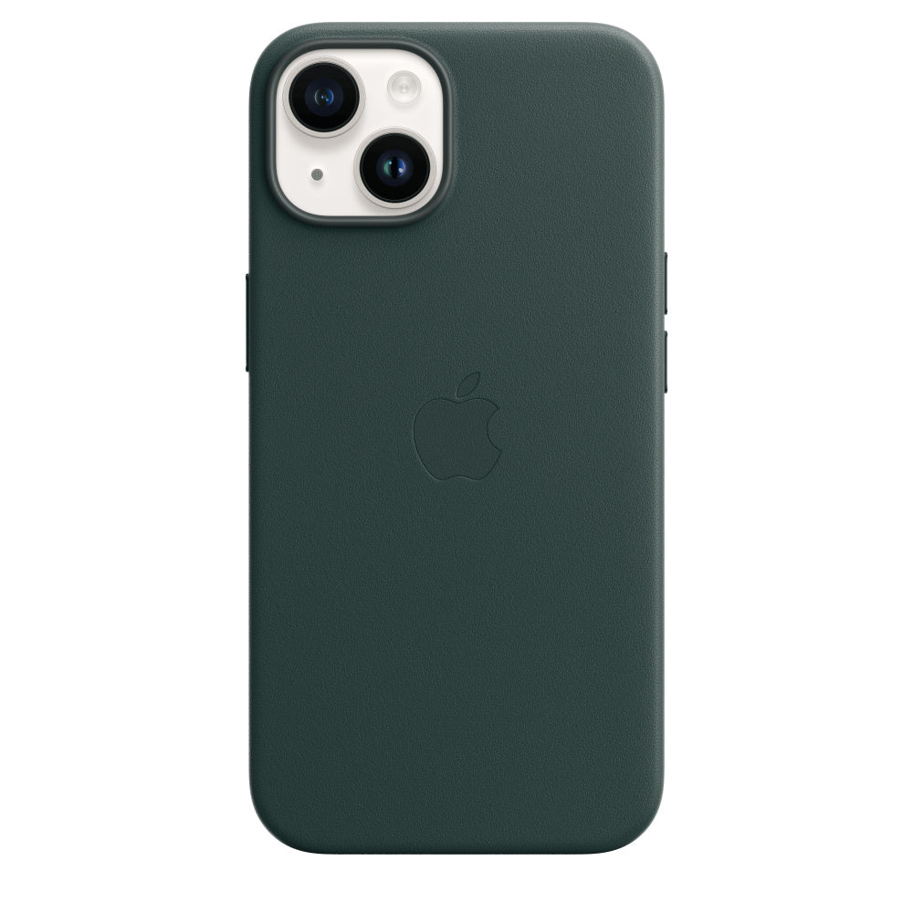 Apple iPhone 14 Leather Case with MagSafe - Forest Green