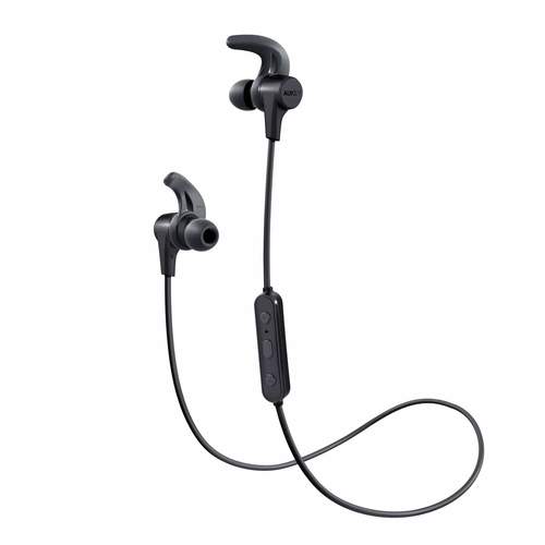 Aukey Bluetooth Earbuds Conveniently Clip With Magnetically Around Your Neck