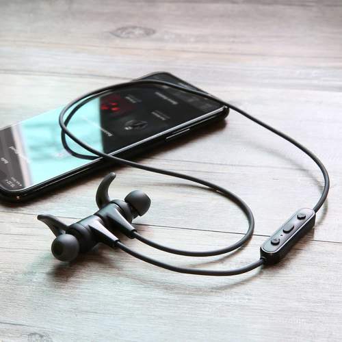 Aukey Bluetooth Earbuds Conveniently Clip With Magnetically Around Your Neck