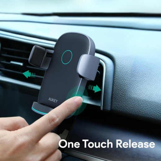 Aukey Wireless Car Charger Phone Mount