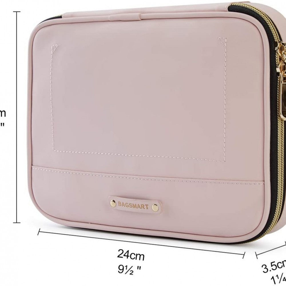 BagSmart Electronic Organizer Bag - Soft Pink