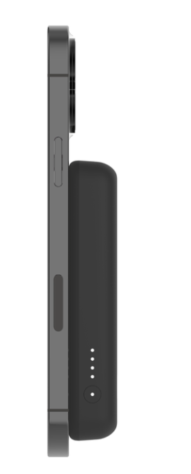 Belkin - 5K Magnetic Wireless Power Bank + Kick Stand - Black