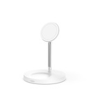 Belkin BOOST CHARGE Pro 2-in-1 Wireless Charger Stand with MagSafe 15W - White