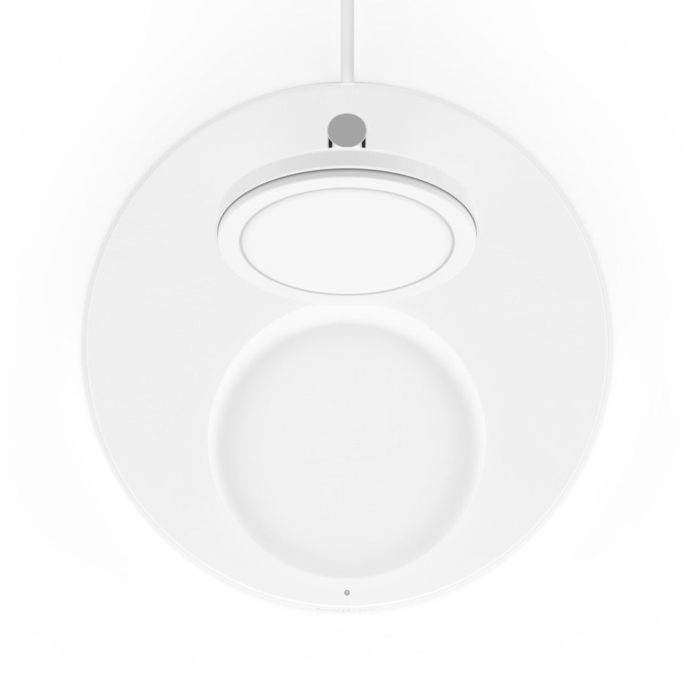 Belkin BOOST CHARGE Pro 2-in-1 Wireless Charger Stand with MagSafe 15W - White