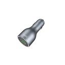 Blupebble Navi Power 120W Car Charger With 2 PD and 1 QC 3.0 - Grey