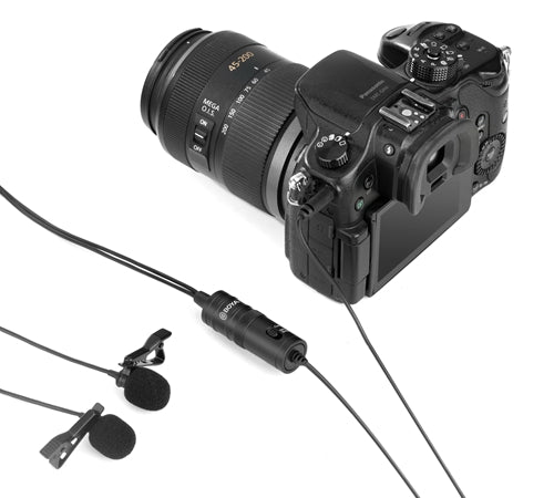 Boya BY - M1DM Dual Omni - Directional Lavalier Microphone