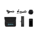 Boya BY - XM6 S3 Ultracompact 2.4GHz Dual - Channel Wireless Microphone System 1 Transmitter + 1 Receiver with Lightning jack