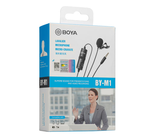 BOYA OMNI Directional Lavalier Microphone - BY - M1