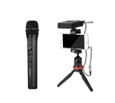 Boya UHF Wireless mic with one receiver and one handheld microphone