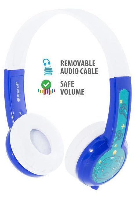 Buddyphones Explore Foldable On - Ear Wi Headphones - Blue