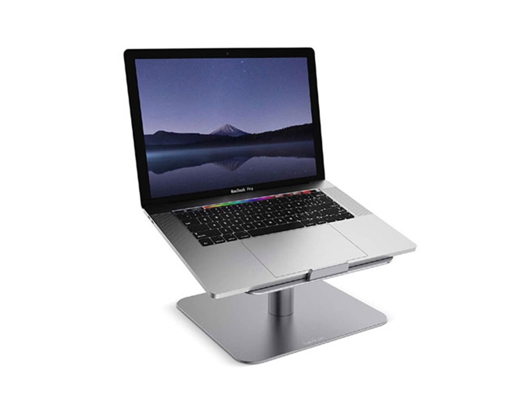 COTEetCI Aluminum Flexible Wide Angle & Stable Stand For All Laptop s & MacBooks - Gray