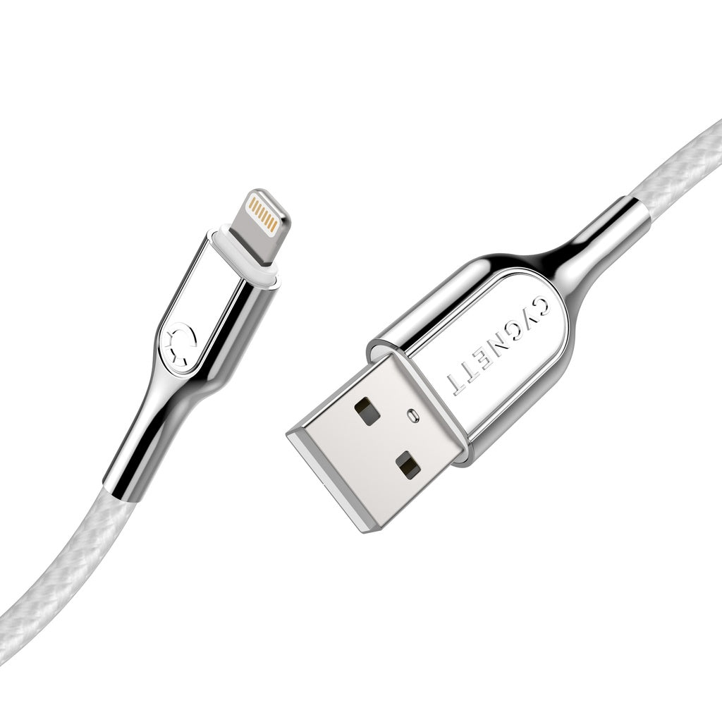 Cygnett Armoured Lightning to USB-A Cable 1m - White