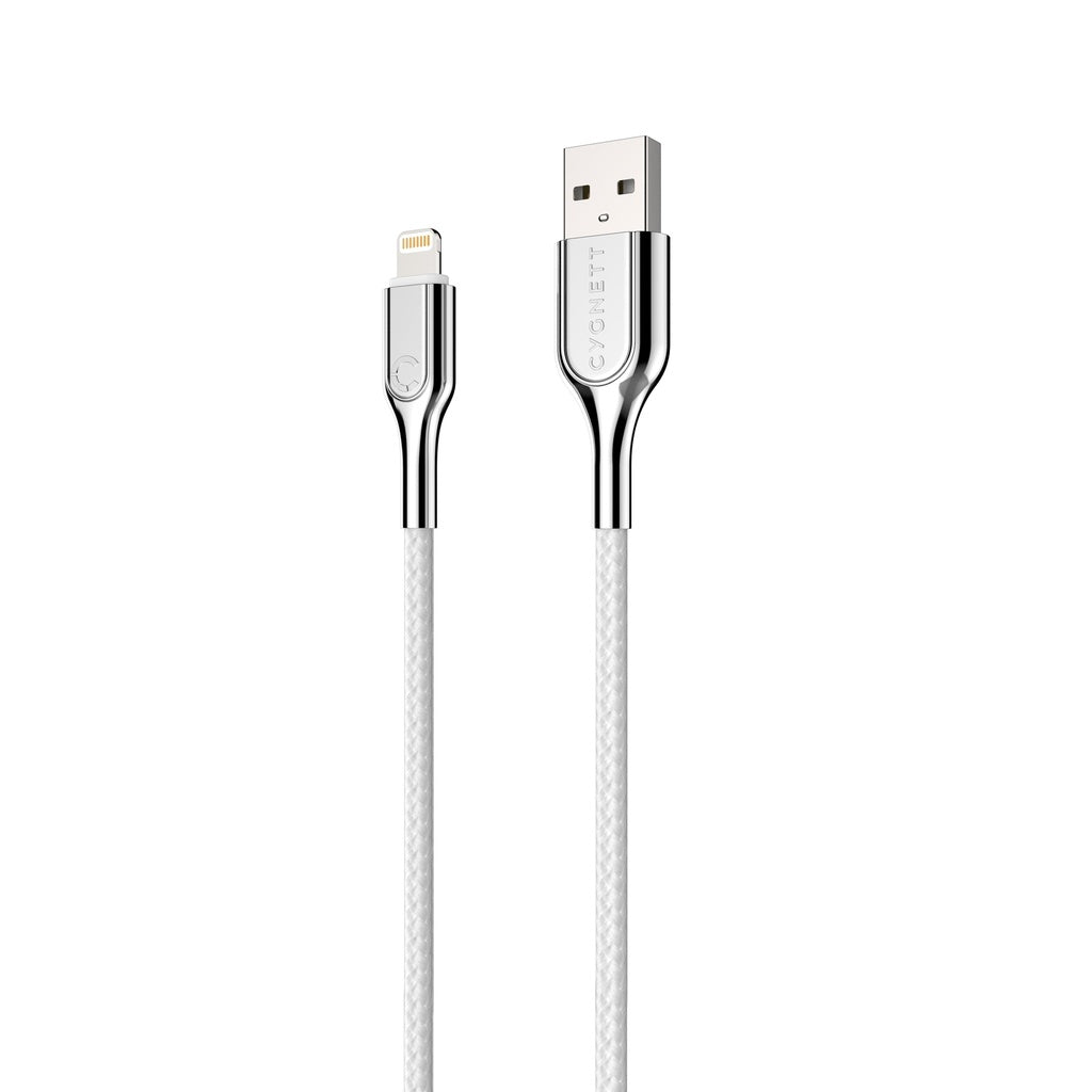 Cygnett Armoured Lightning to USB-A Cable 1m - White