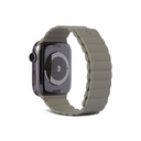 Decoded Apple Watch 49/45/44/42 mm Series 1 8/SE/Ultra Silicone Magnet Traction Strap Lite - Olive