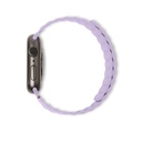 Decoded Apple Watch 49/45/44/42 mm Series 1 8/SE/Ultra Silicone Magnet Traction Strap Lite Lavender