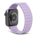 Decoded Apple Watch 49/45/44/42 mm Series 1 8/SE/Ultra Silicone Magnet Traction Strap Lite Lavender