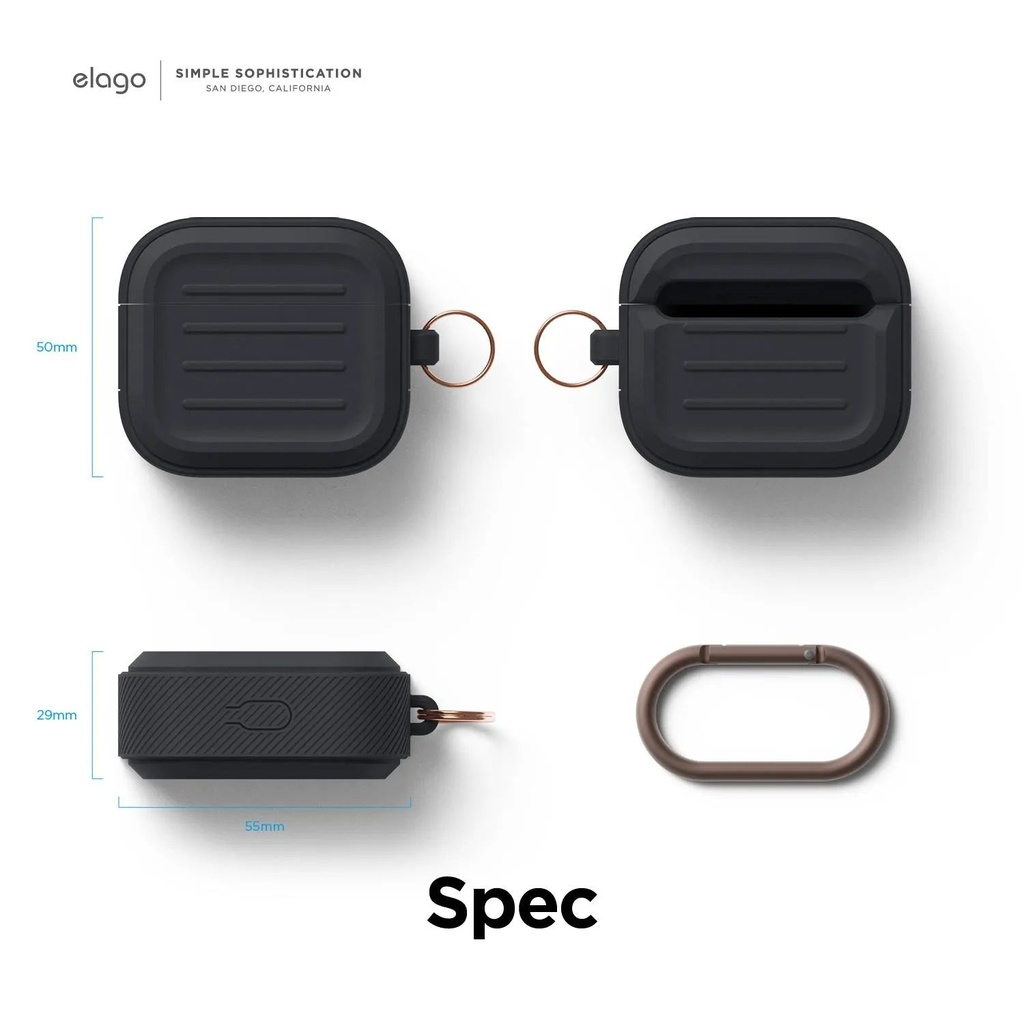 Elago AirPods 3 Armor Case - Black