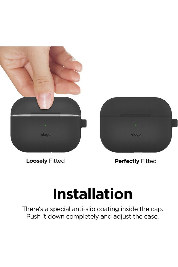 Elago AirPods Pro Original Hang Case - Dark Grey