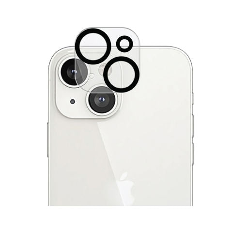 Eltoro Camera Glass AR with SILICON RING for iPhone 15 6.1/6.7 - Clear