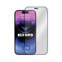 Eltoro Double Strong CF Screen Protector for iPhone 15 Pro - 6.7 - clear with - Black frame