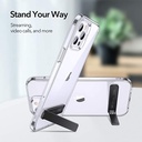 ESR Boost Phone Kickstand, Vertical and Horizontal Stand, Adjustable Angle [Aluminium Alloy] - Black