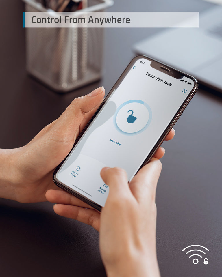 Eufy Smart Lock FingerPrint & Wi - Fi - Black