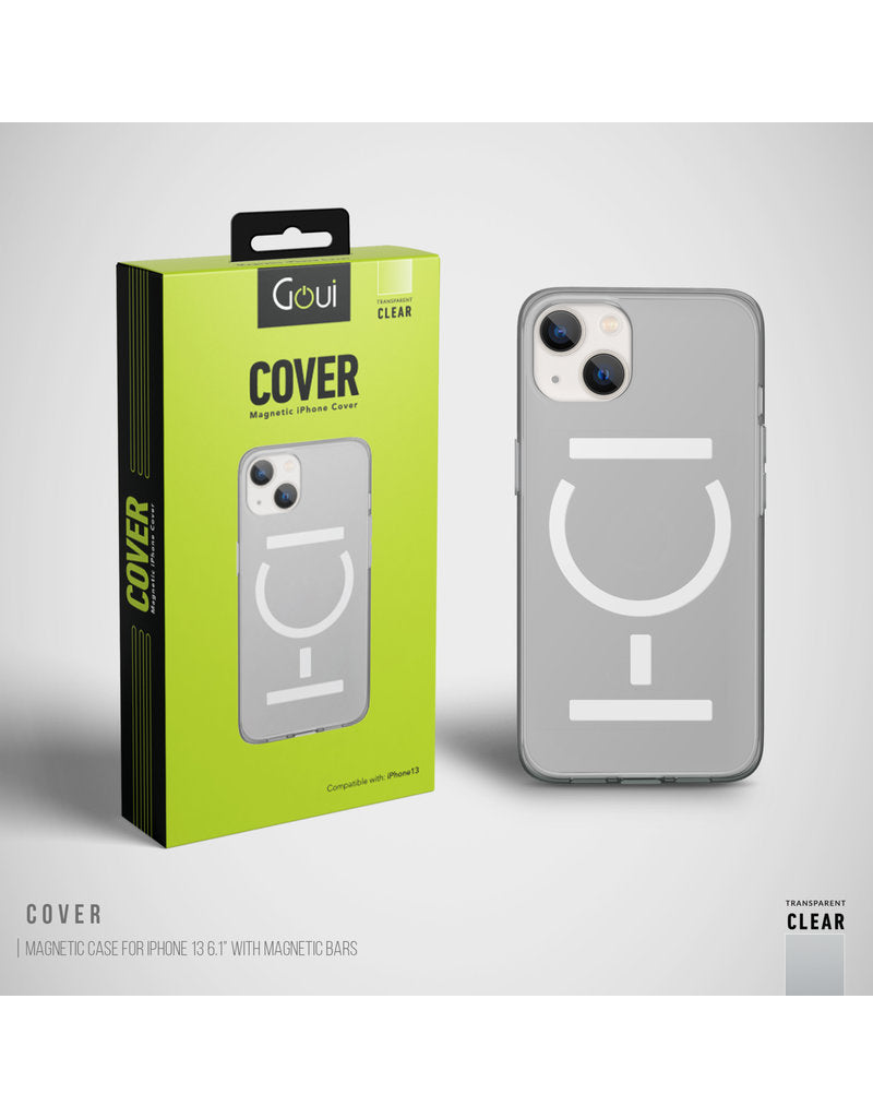 Goui iPhone 13 Magnetic Case with Magnetic Bars - Clear