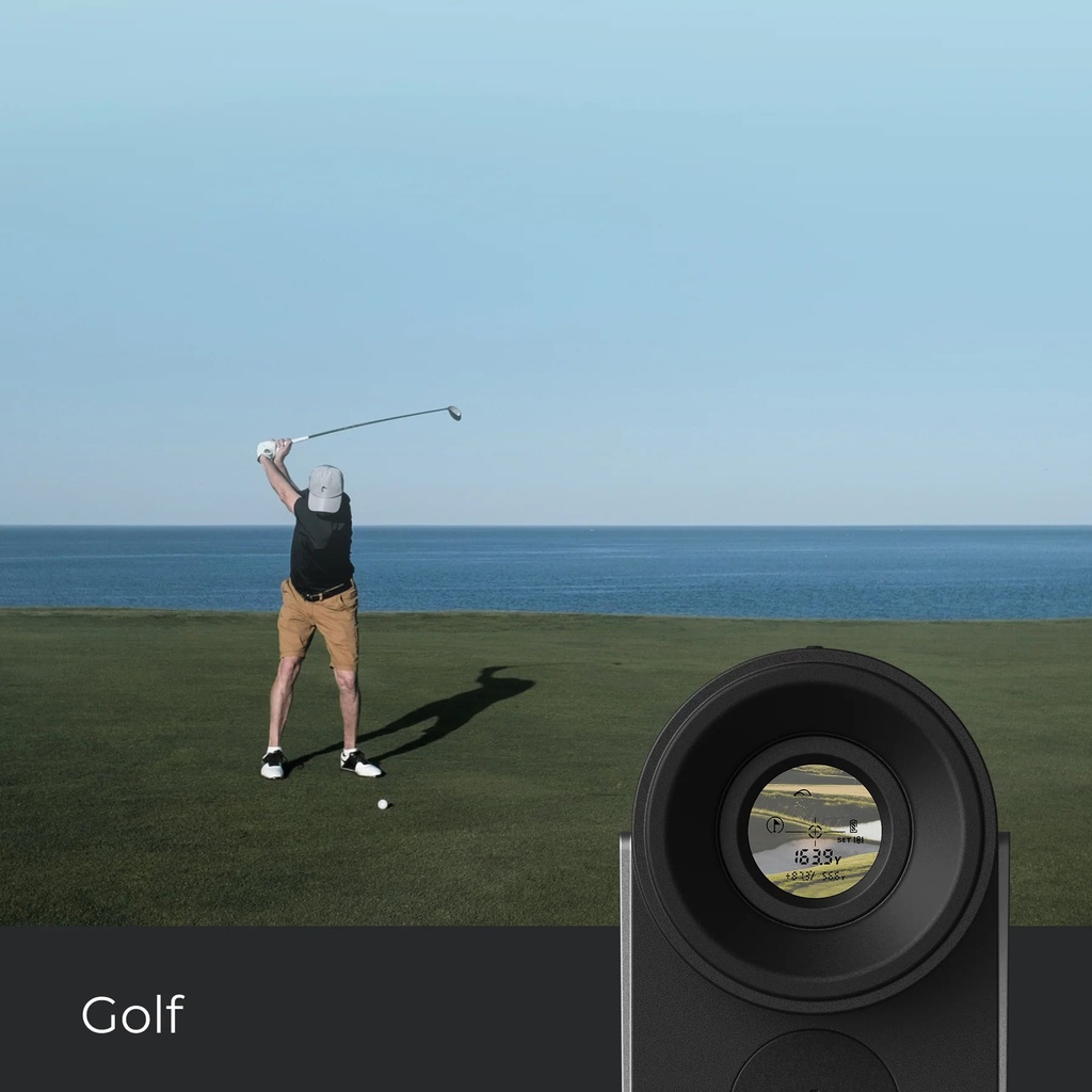 HOTO Golf Laser Rangefinder - Black