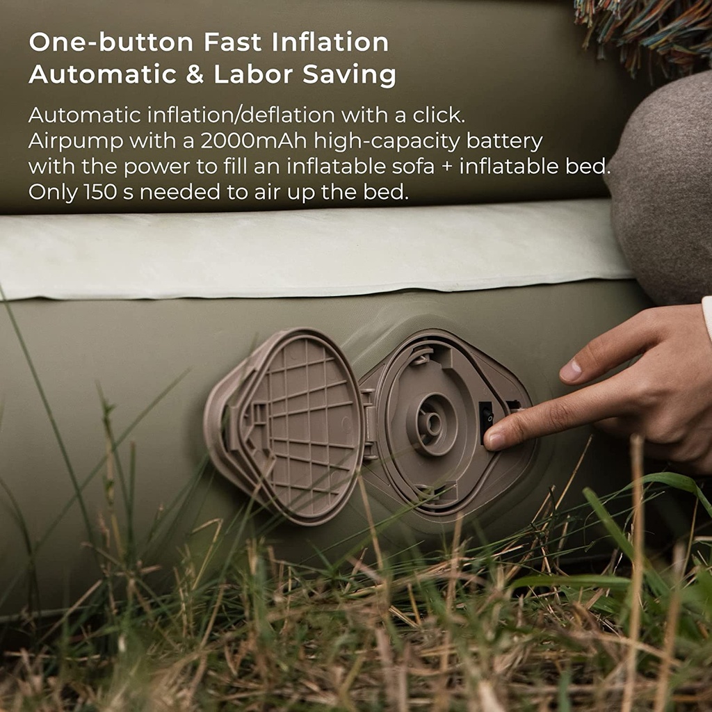 HOTO Self - Inflating Mattress - Green