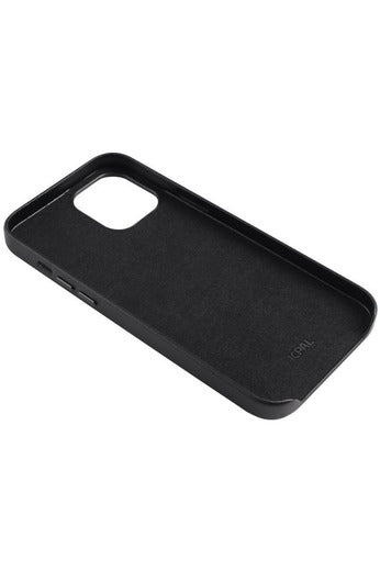 JCPal iPhone 12 Mini Moda Case Leather Style slim shell - Black