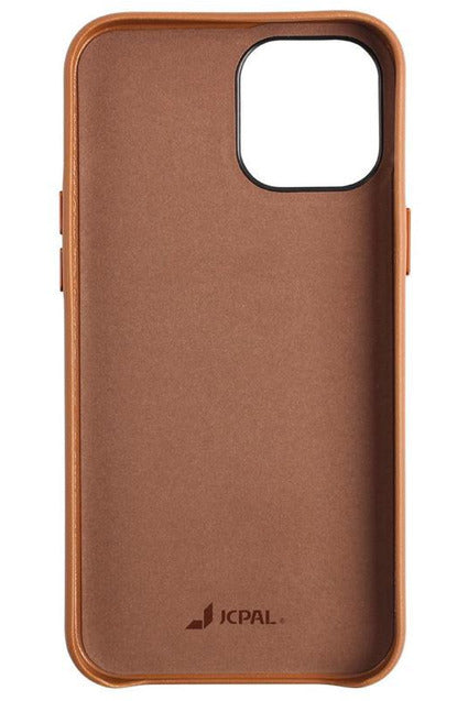 JCPal iPhone 12 Mini Moda Case Leather Style slim shell - Brown