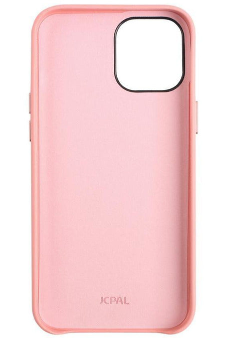 JCPal iPhone 12 Mini Moda Case Leather Style slim shell - Pink