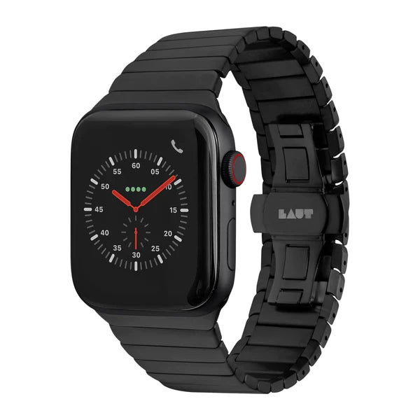 Laut LINKS Watch Strap Series 1 8 and ULTRA for Apple Watch 42/44/45mm - Black