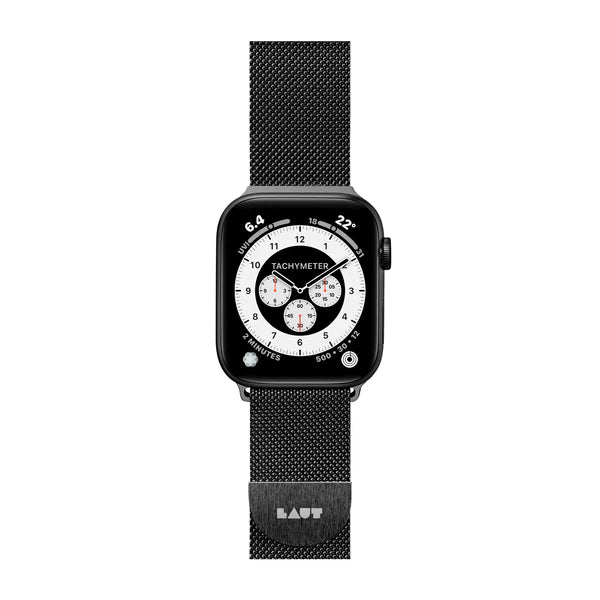 Laut Steel Loop Watch Strap Series 1 8 and ULTRA for Apple Watch 42/44/45/49mm - Black