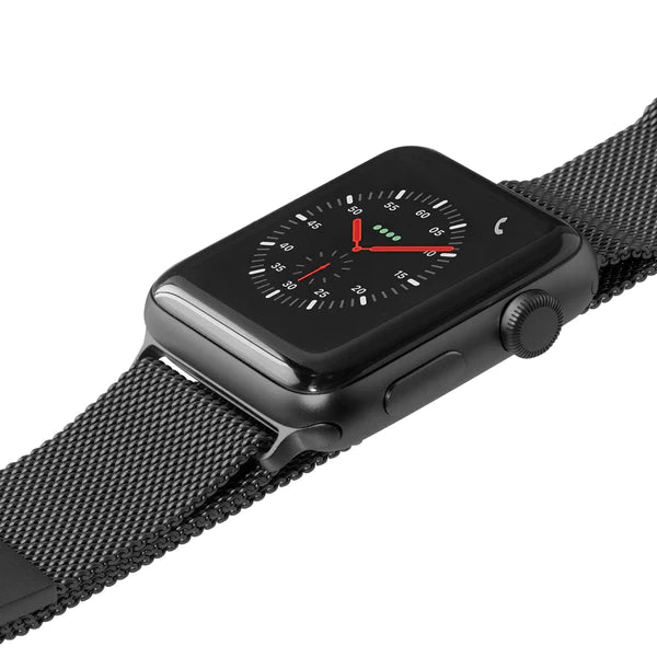 Laut Steel Loop Watch Strap Series 1 8 and ULTRA for Apple Watch 42/44/45/49mm - Black