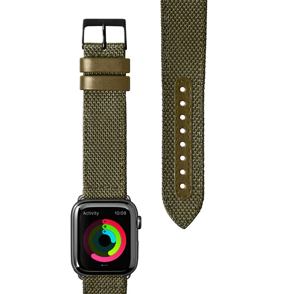 Laut TECHNICAL 2.0 Watch Strap Series 1 8 and ULTRA for Apple Watch 42/44/45/49mm Olive Green