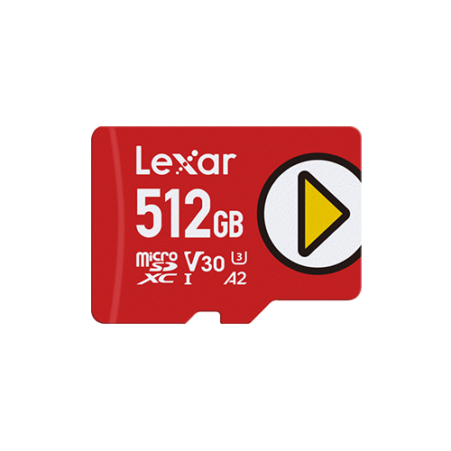 Lexar 512GB Play MicroSDXC UHS - I Card 150MB/s