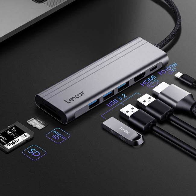 Lexar H31 7-in-1 USB-C Hub