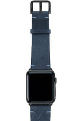 Meridio Vintage - Arctic Night Leather Strap 41mm - Black