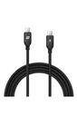 Momax Go - link USB-C 100W PD Braided Charger Cable - 2m - Black