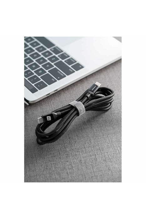 Momax Go - link USB-C 100W PD Braided Charger Cable - 2m - Black