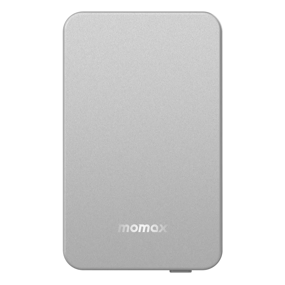 Momax Q.Mag Power 6 Magnetic Wireless Battery Pack 5000mAh - Silver